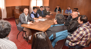 Reunión Massoni dueños de boliches