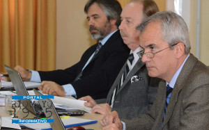 Los jueces Roberto Casal y Alejandro Rosales de la circunscripción judicial de Sarmiento y el juez penal Hernán Dal Verme de Esquel